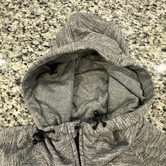 NFL Carolina Panthers Football‎ Gray Full-Zip Hoodie Sweat Shirt Size Large #368 - Picture 10 of 11